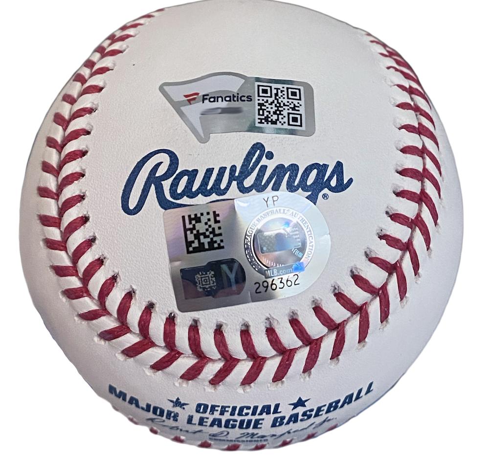 Shohei Ohtani Signed OML 2021 AL MVP Logo Baseball (Fanatics) at PristineAuction.com Shohei Ohtani Signed OML 2021 AL MVP Logo Baseball (Fanatics) at PristineAuction.com