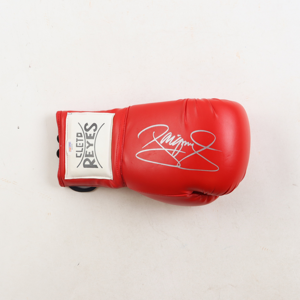 Manny Pacquiao Signed Cleto Reyes Boxing Glove (PSA) Pristine Auction