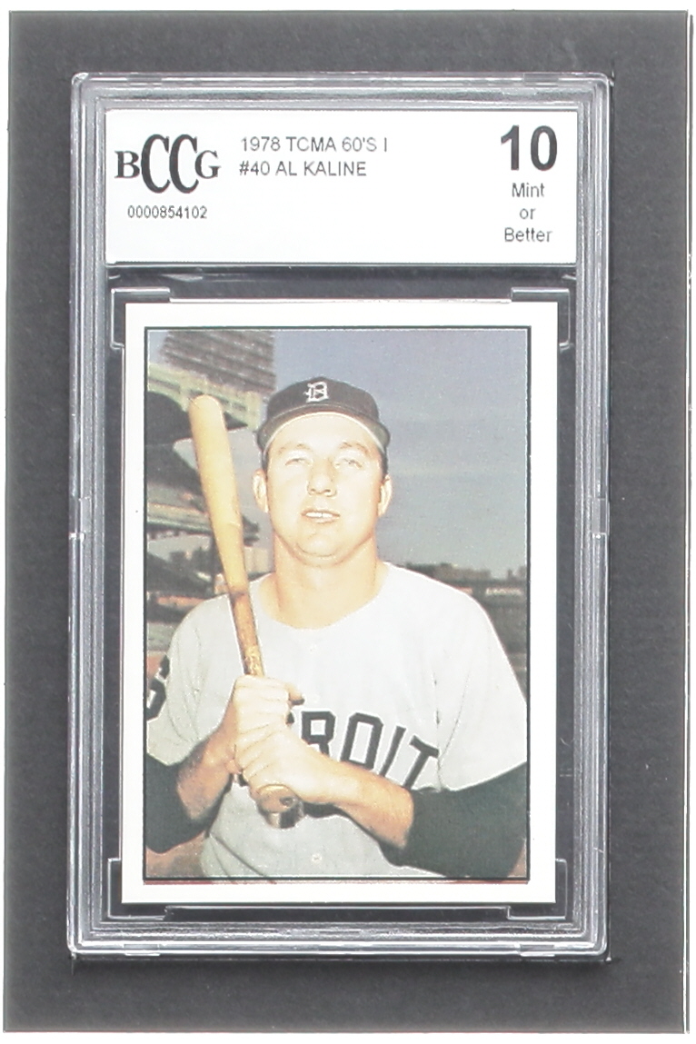 Al Kaline 1978 TCMA 60'S I #40 (BCCG 10) at PristineAuction.com Al Kaline 1978 TCMA 60'S I #40 (BCCG 10) at PristineAuction.com