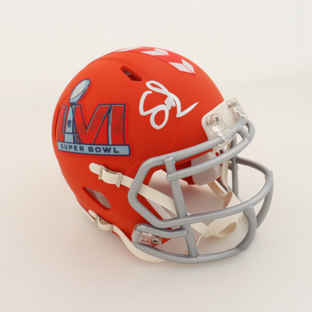 Snoop Dogg Signed Super Bowl LVI Logo Speed Mini Helmet (Beckett) Pristine Auction