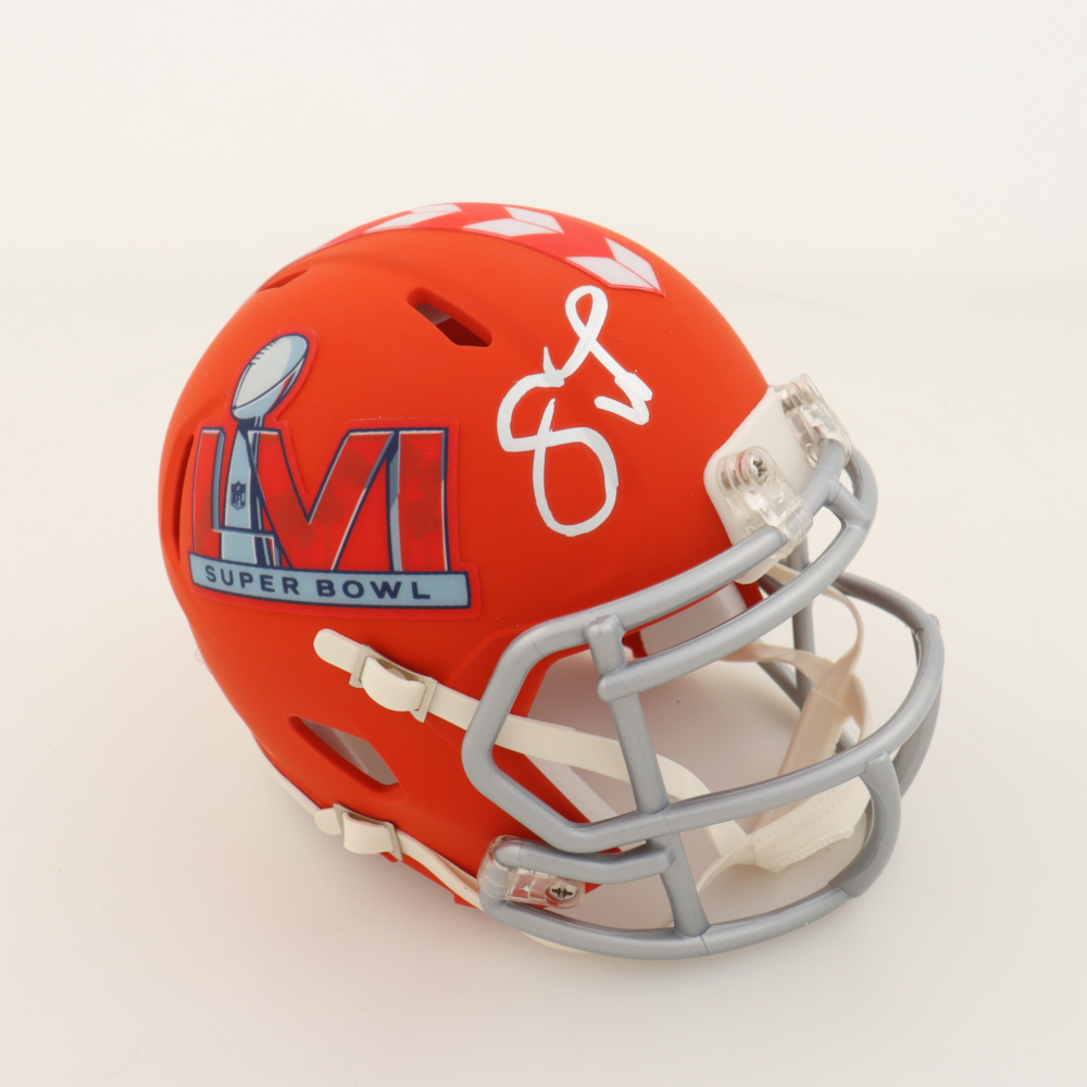 Snoop Dogg Signed Super Bowl LVI Logo Speed Mini Helmet (Beckett) Pristine Auction