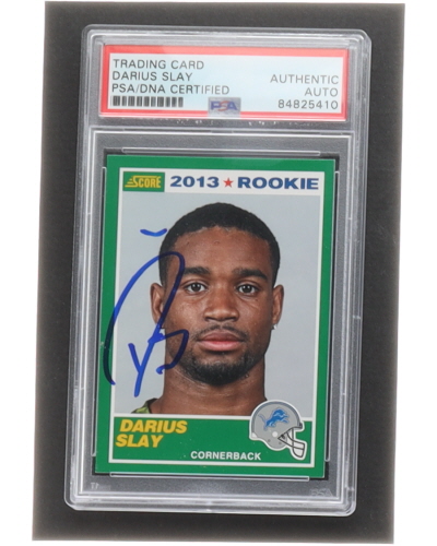 Darius Slay Signed 2013 Score #342 RC (PSA) at PristineAuction.com Darius Slay Signed 2013 Score #342 RC (PSA) at PristineAuction.com