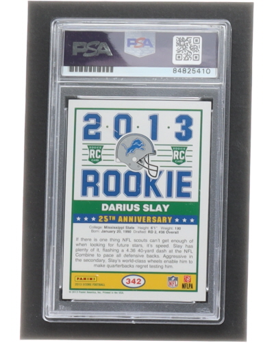 Darius Slay Signed 2013 Score #342 RC (PSA) at PristineAuction.com Darius Slay Signed 2013 Score #342 RC (PSA) at PristineAuction.com