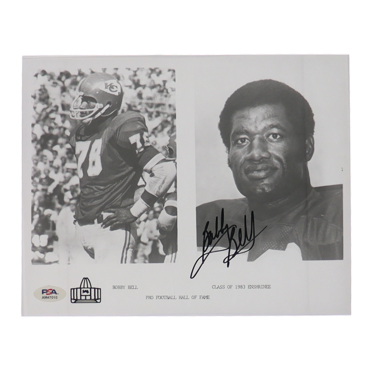 Bobby Bell Signed Chiefs 8x10 Photo (PSA) at PristineAuction.com Bobby Bell Signed Chiefs 8x10 Photo (PSA) at PristineAuction.com