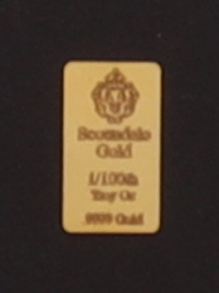 Scottsdale Gold 1/100 Troy Oz .9999