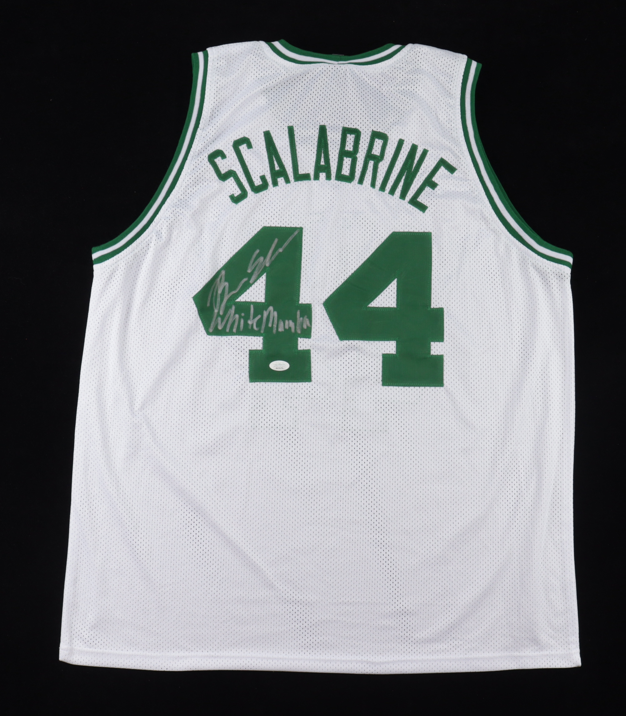 Brian Scalabrine Signed Jersey Inscribed "White Mamba" (JSA) at PristineAuction.com Brian Scalabrine Signed Jersey Inscribed "White Mamba" (JSA) at PristineAuction.com