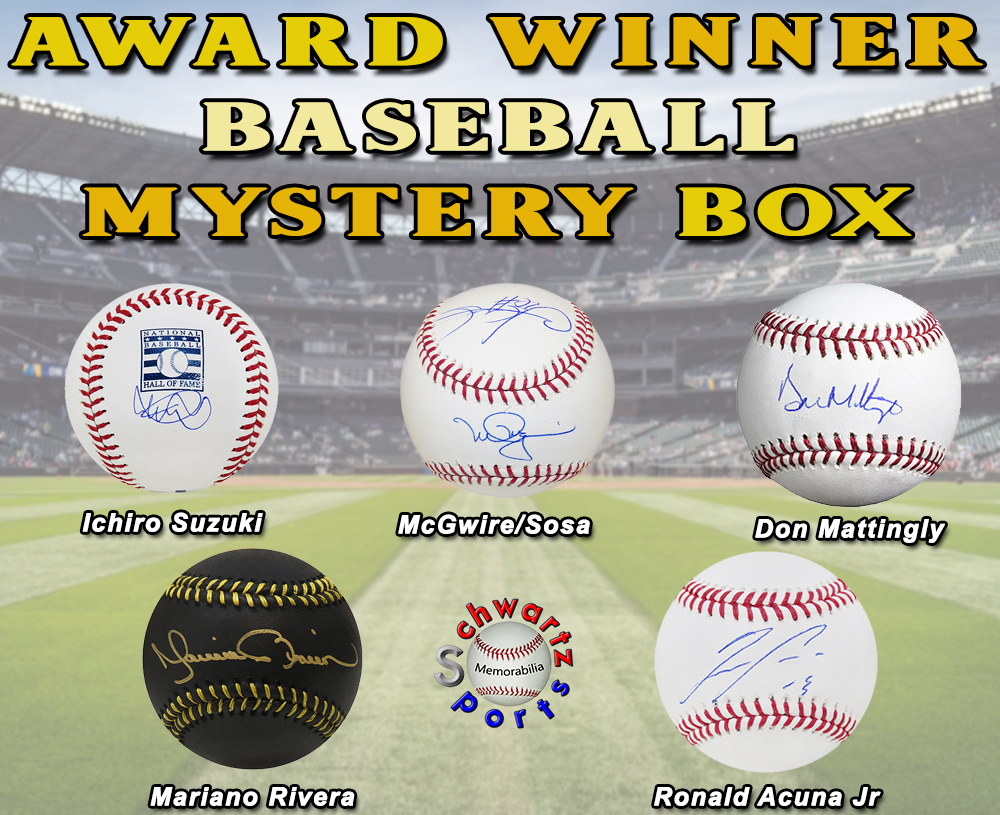 Schwartz Sports Baseball AWARD WINNER Signed Baseball Mystery Box Series 20 (Limited to 150
