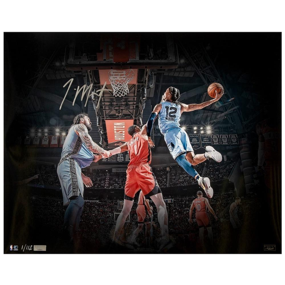 Photo Dédicacée Signée Ja Morant Grizzlies - Format 16x20 - Authentifiée BAS #3 - Originale