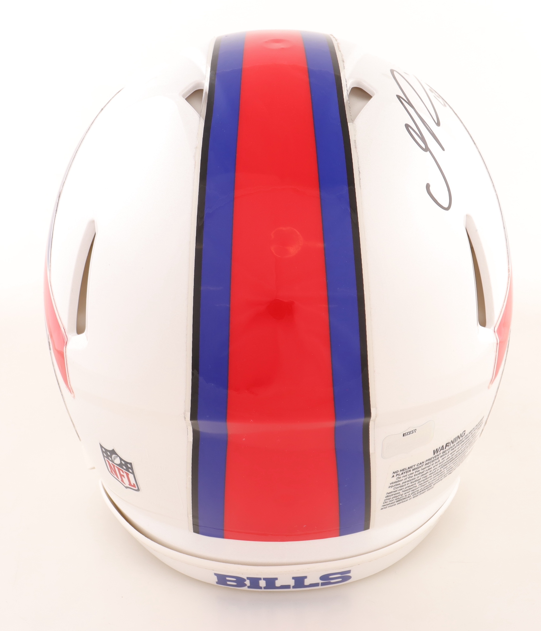 Gabe Davis Signed Bills Full-Size Authentic On-Field Speed Helmet With Visor (Radtke) at PristineAuction.com Gabe Davis Signed Bills Full-Size Authentic On-Field Speed Helmet With Visor (Radtke) at PristineAuction.com
