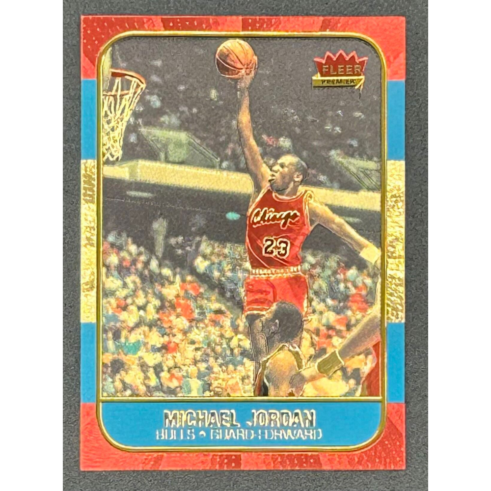Michael Jordan 1996-97 Fleer Polychrome 10th Anniversary