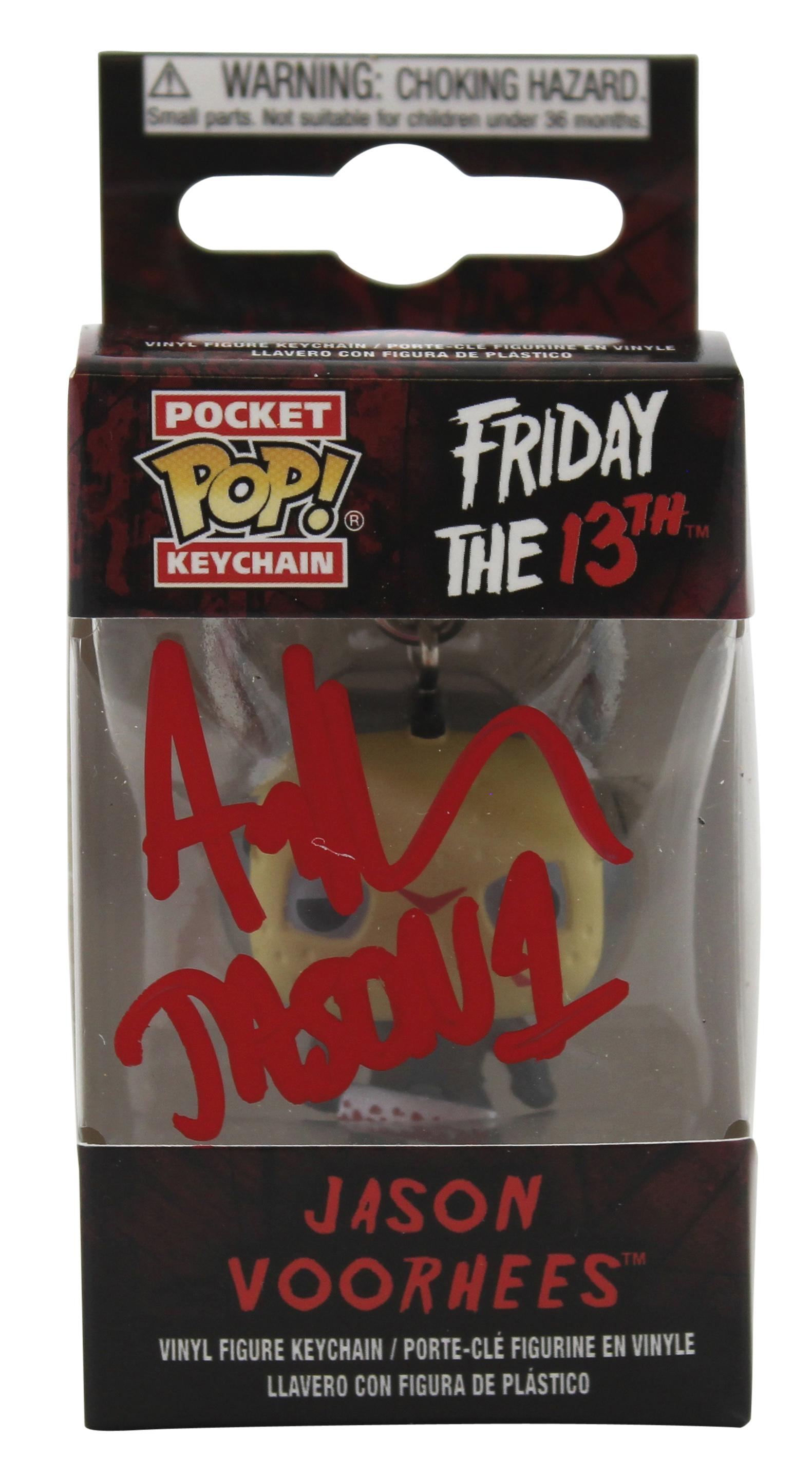 Ari Lehman Signed "Friday the 13th" Jason Voorhees Funko Pop! Vinyl Pocket Keychain Inscribed "Jason 1" (Beckett) at PristineAuction.com Ari Lehman Signed "Friday the 13th" Jason Voorhees Funko Pop! Vinyl Pocket Keychain Inscribed "Jason 1" (Beckett) at PristineAuction.com