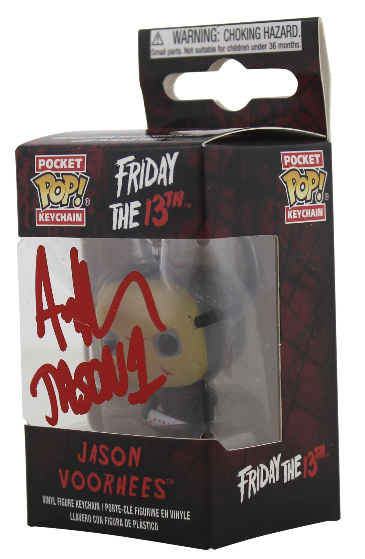 Ari Lehman Signed "Friday the 13th" Jason Voorhees Funko Pop! Vinyl Pocket Keychain Inscribed "Jason 1" (Beckett) at PristineAuction.com Ari Lehman Signed "Friday the 13th" Jason Voorhees Funko Pop! Vinyl Pocket Keychain Inscribed "Jason 1" (Beckett) at PristineAuction.com