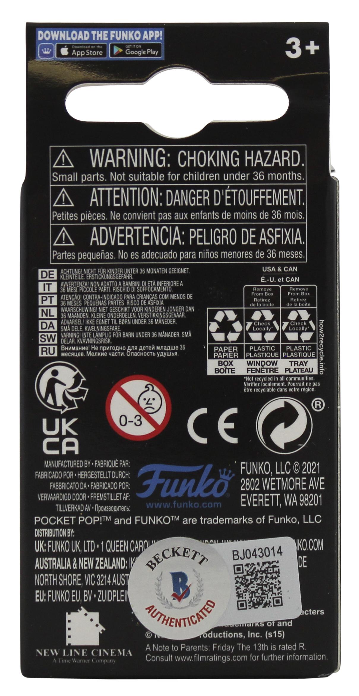 Ari Lehman Signed "Friday the 13th" Jason Voorhees Funko Pop! Vinyl Pocket Keychain Inscribed "Jason 1" (Beckett) at PristineAuction.com Ari Lehman Signed "Friday the 13th" Jason Voorhees Funko Pop! Vinyl Pocket Keychain Inscribed "Jason 1" (Beckett) at PristineAuction.com
