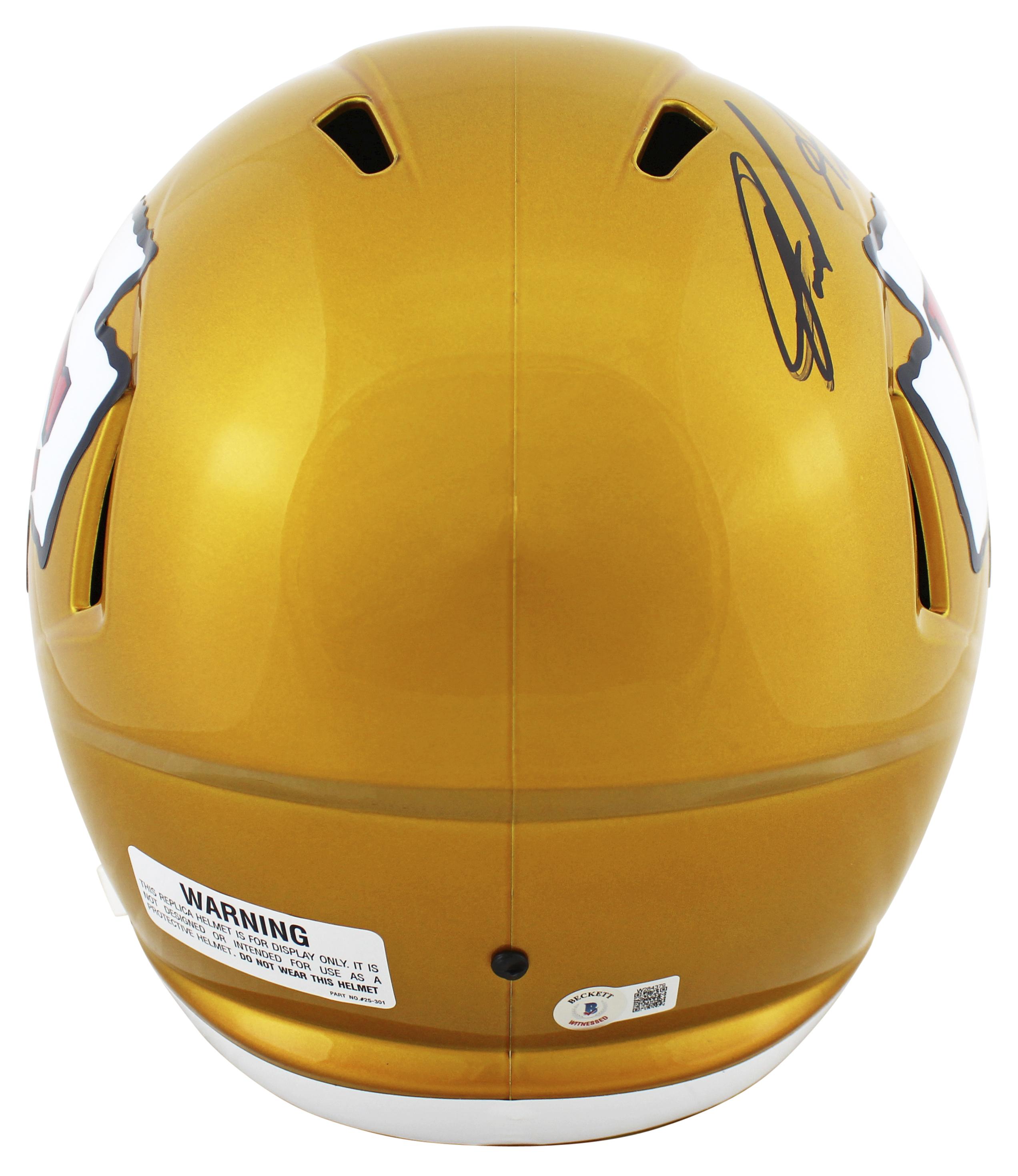 Jared Allen Signed Chiefs Full-Size Flash Alternate Speed Helmet (Beckett) at PristineAuction.com Jared Allen Signed Chiefs Full-Size Flash Alternate Speed Helmet (Beckett) at PristineAuction.com