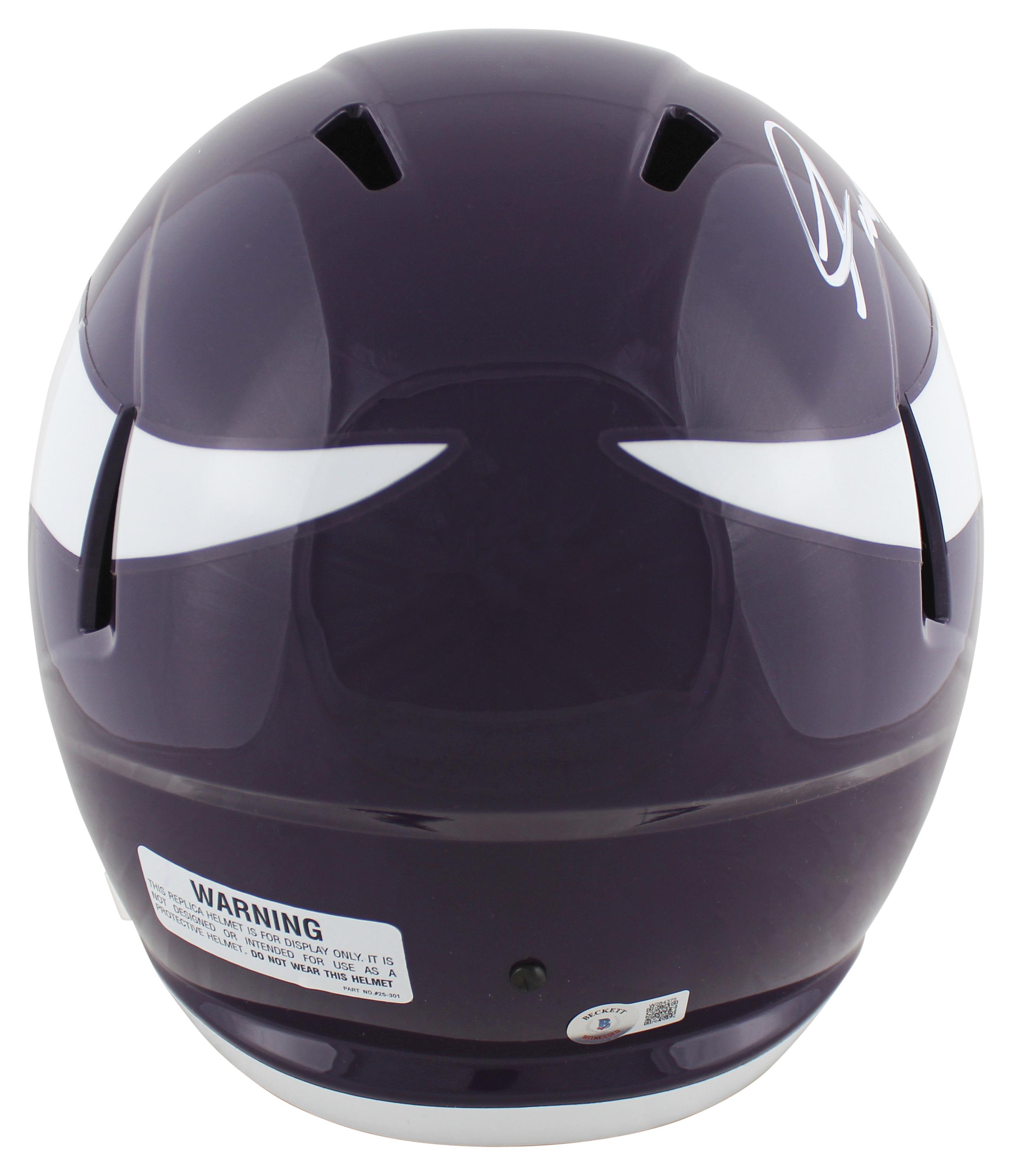 Jared Allen Signed Vikings Full-Size Speed Helmet (Beckett) at PristineAuction.com Jared Allen Signed Vikings Full-Size Speed Helmet (Beckett) at PristineAuction.com