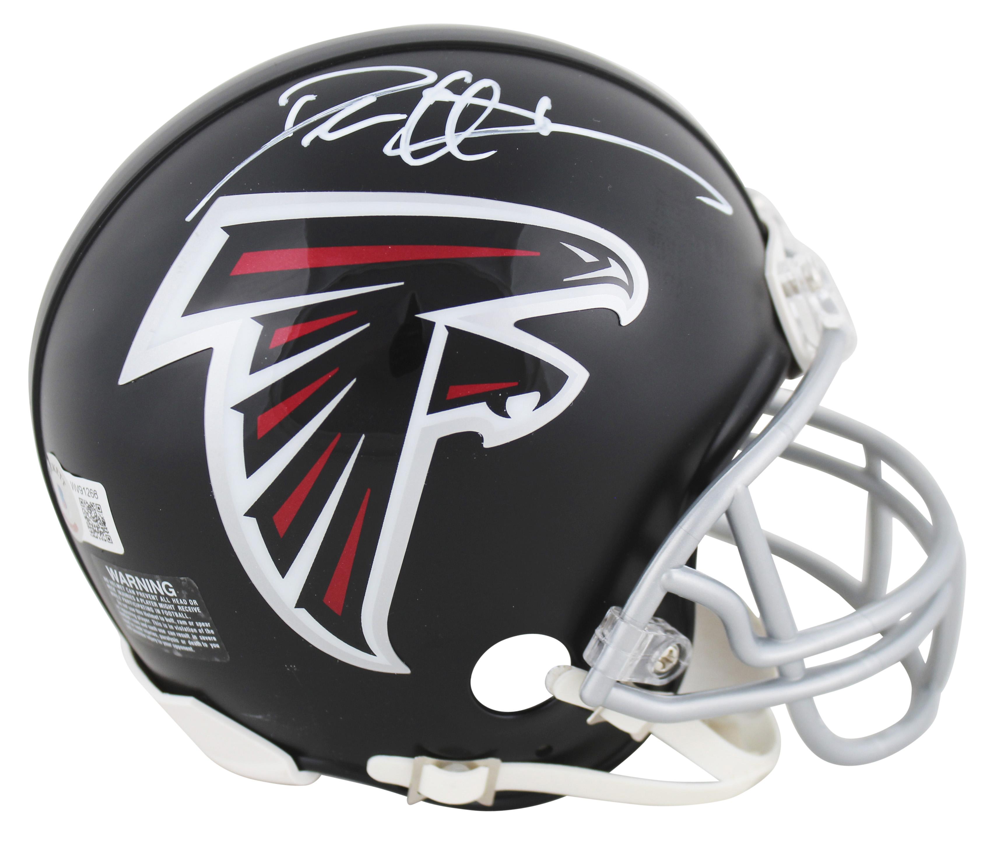 Deion Sanders Signed Falcons Mini Helmet (Beckett) at PristineAuction.com Deion Sanders Signed Falcons Mini Helmet (Beckett) at PristineAuction.com