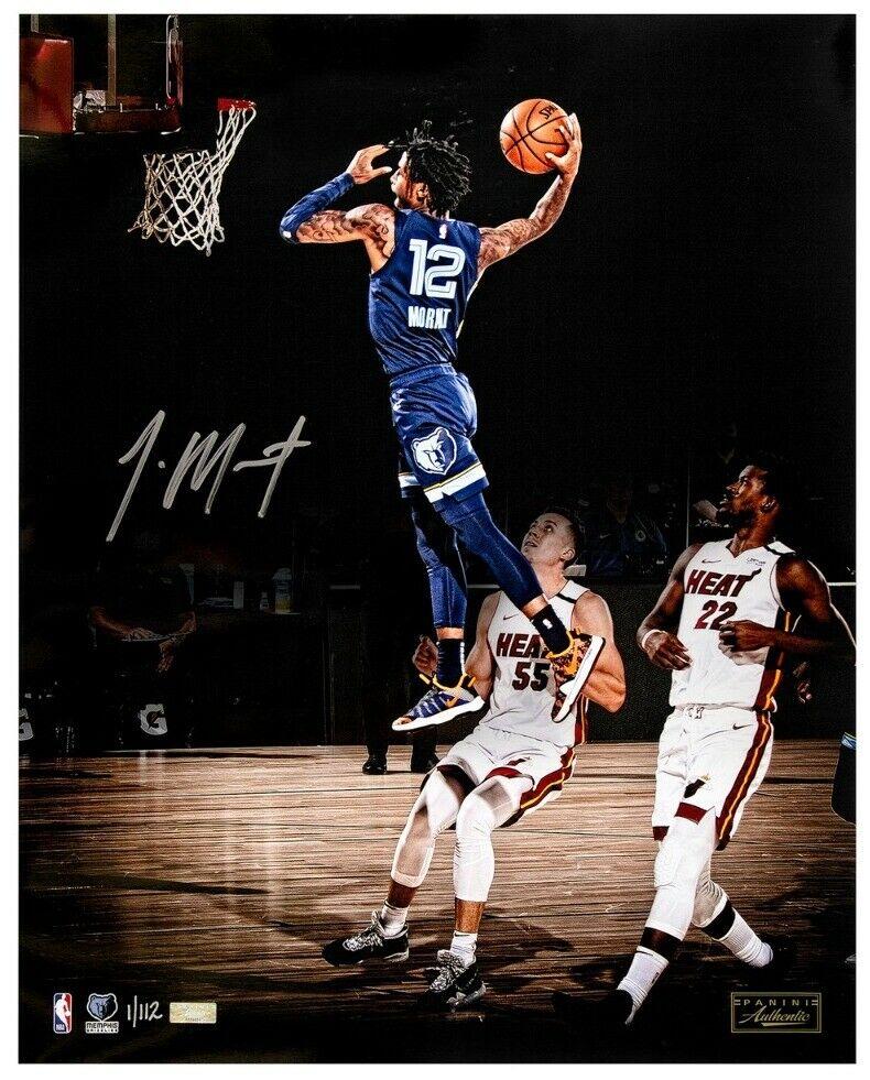 Ja Morant Signed LE Grizzlies "Sky Walker" 16x20 Photo (Panini) at PristineAuction.com Ja Morant Signed LE Grizzlies "Sky Walker" 16x20 Photo (Panini) at PristineAuction.com