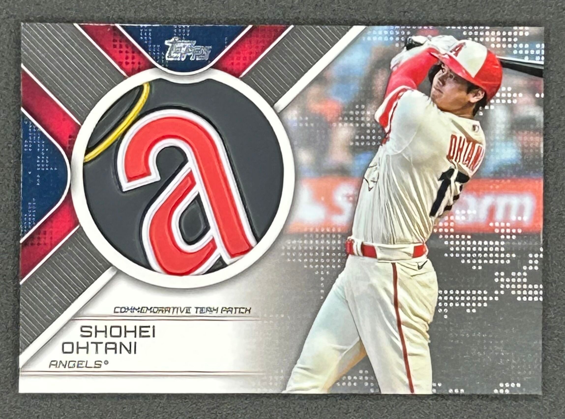Shohei Ohtani 2023 Topps Patchwork of the Past Commemorative Patch #POTPSO at PristineAuction.com Shohei Ohtani 2023 Topps Patchwork of the Past Commemorative Patch #POTPSO at PristineAuction.com
