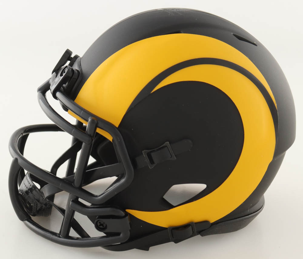 Aaron Donald Signed Rams Eclipse Alternate Speed Mini Helmet (JSA) at PristineAuction.com Aaron Donald Signed Rams Eclipse Alternate Speed Mini Helmet (JSA) at PristineAuction.com