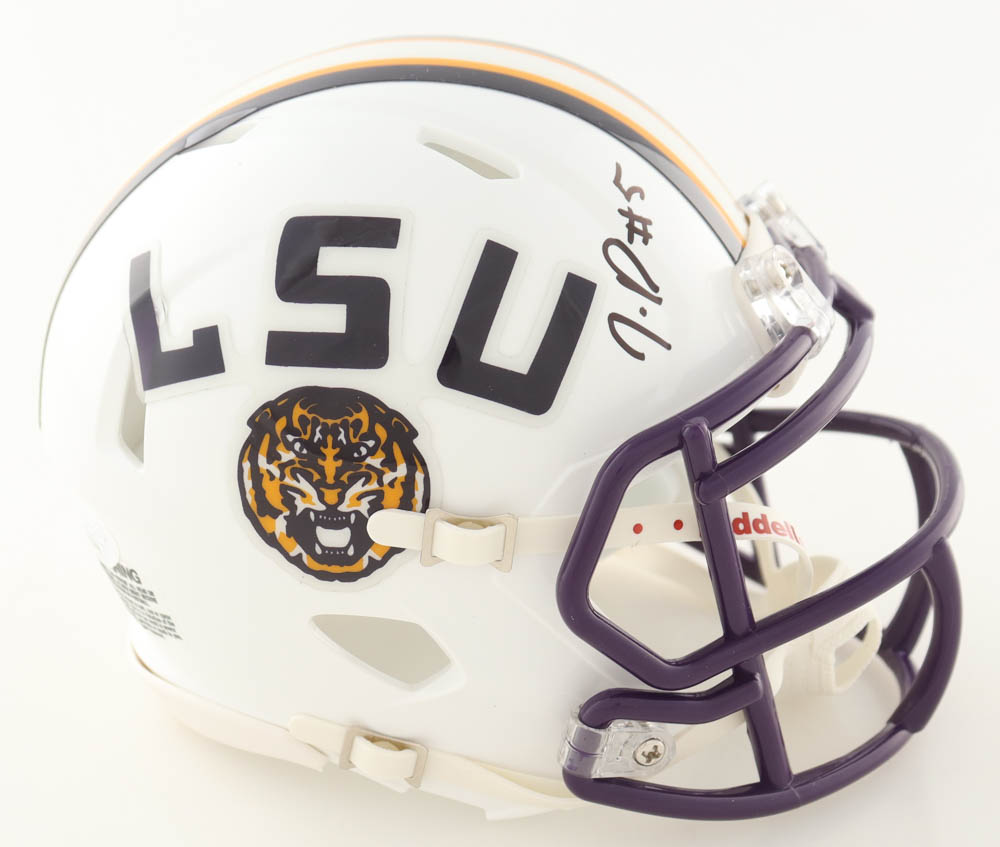 Jayden Daniels Signed LSU Tigers Speed Mini Helmet (JSA) at PristineAuction.com Jayden Daniels Signed LSU Tigers Speed Mini Helmet (JSA) at PristineAuction.com