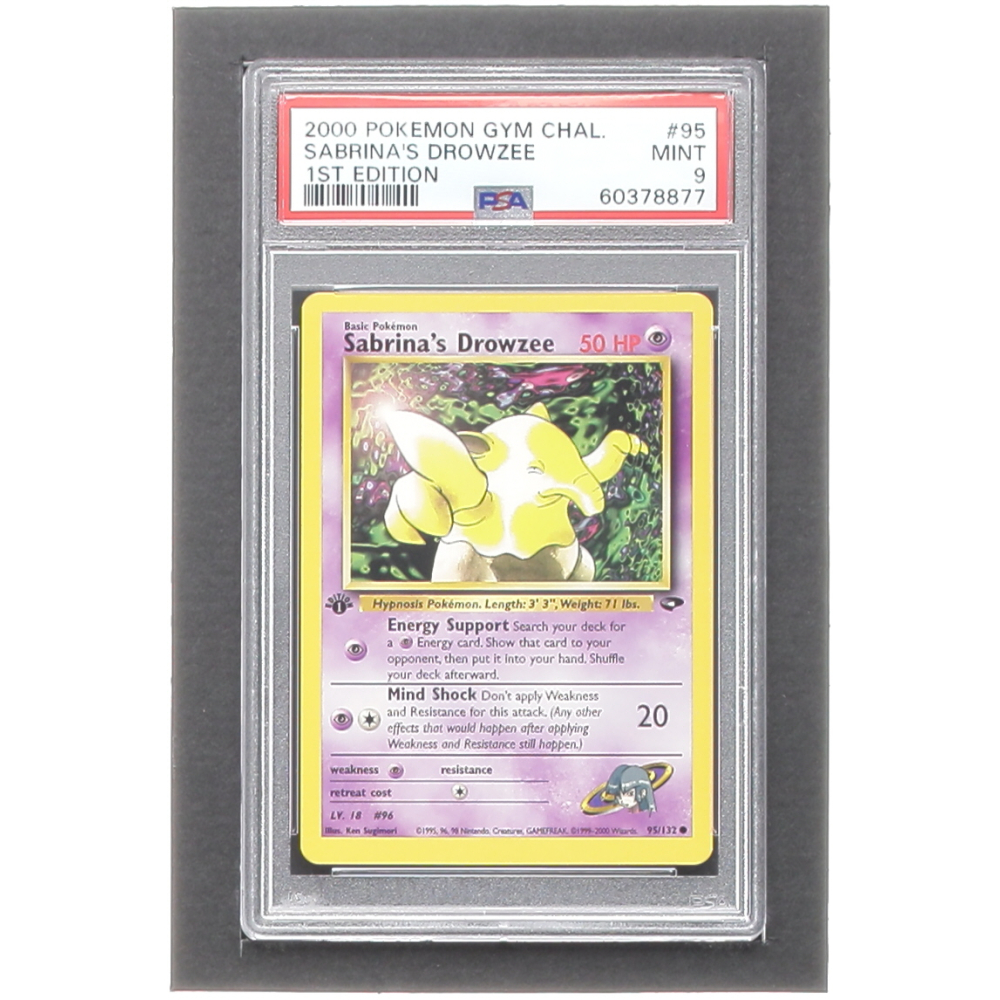 Sabrina's Drowzee Pokemon 2000 Gym Challenge #95 (PSA 9) | Pristine Auction