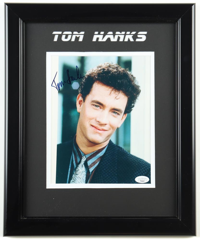 Tom Hanks Signed Custom Framed Photo (JSA) at PristineAuction.com Tom Hanks Signed Custom Framed Photo (JSA) at PristineAuction.com