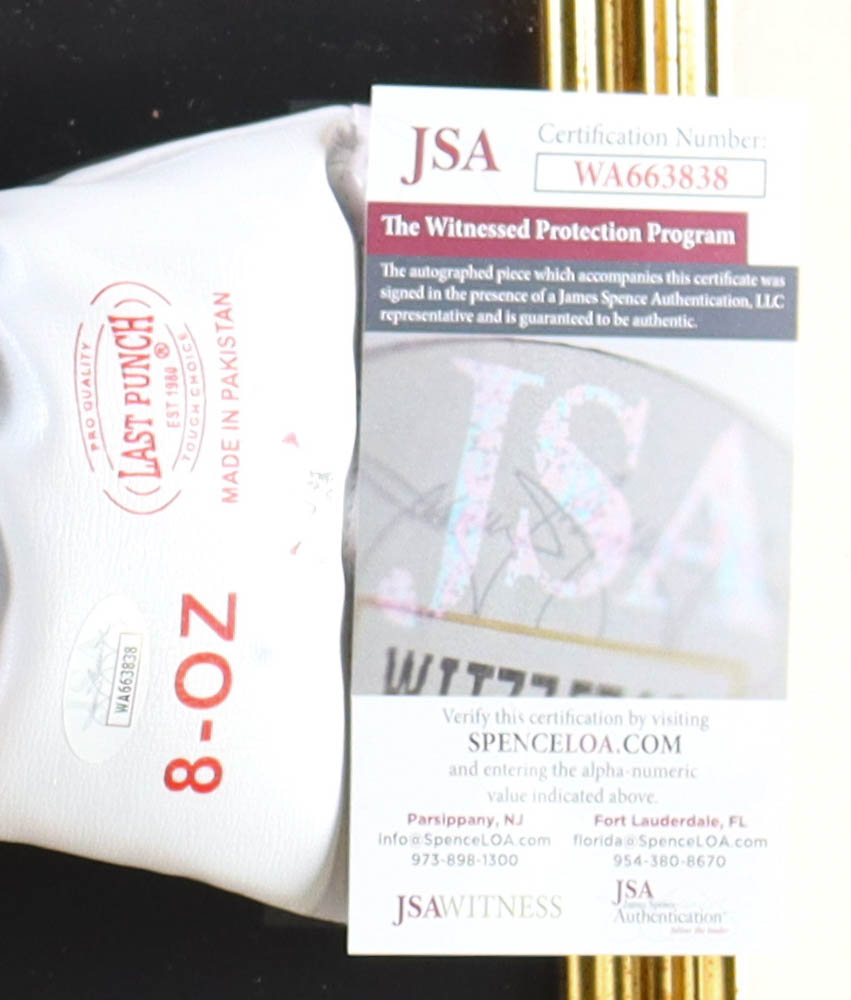 Mike Tyson Signed Custom Framed Everlast Boxing Glove Display (JSA & Tyson) at PristineAuction.com Mike Tyson Signed Custom Framed Everlast Boxing Glove Display (JSA & Tyson) at PristineAuction.com