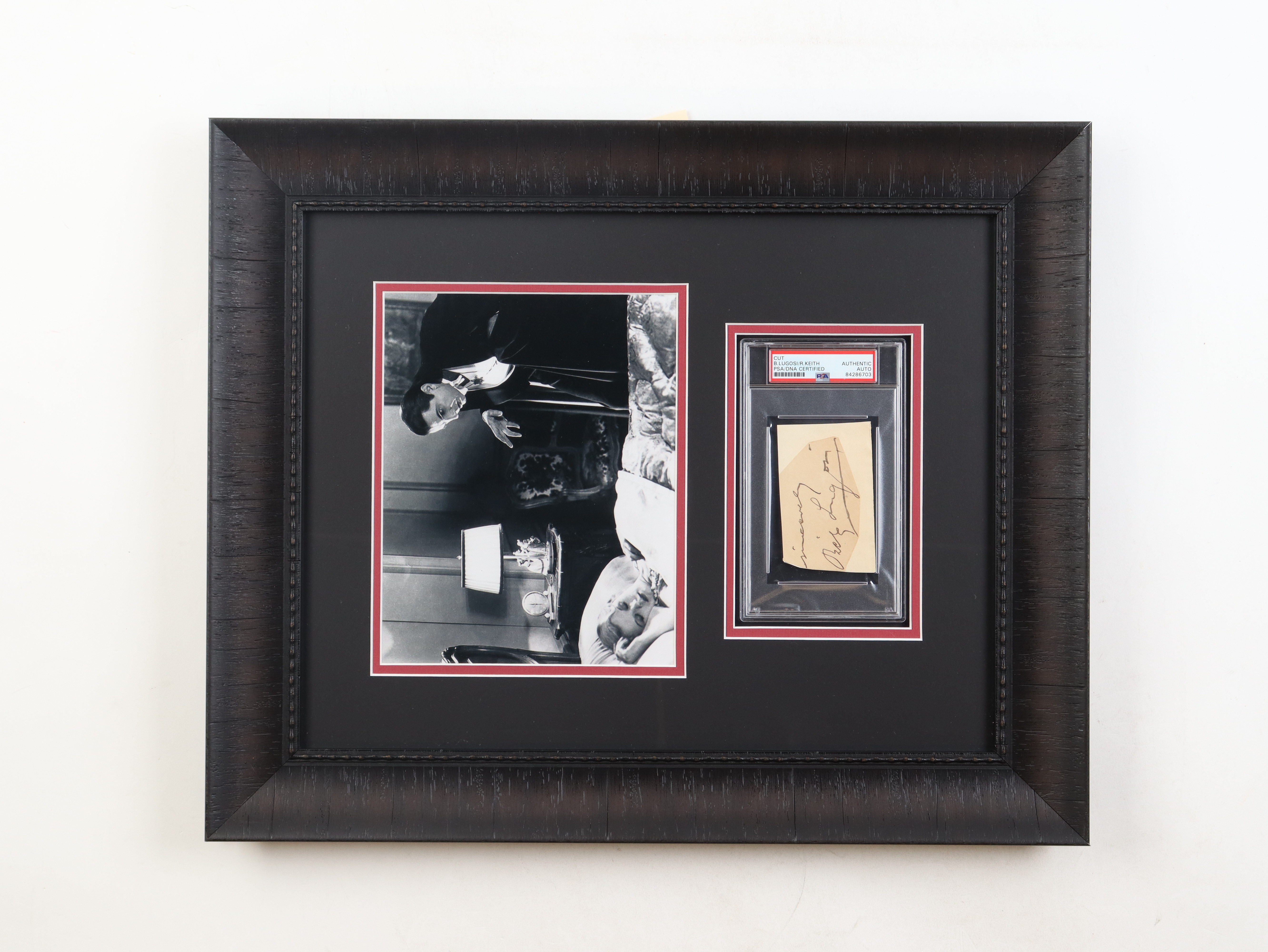 Bela Lugosi and Rosalind Keith Signed Custom Framed Cut Display (PSA ...