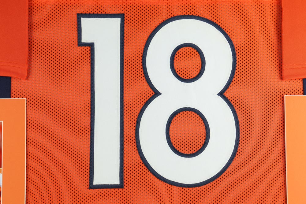 Peyton Manning Custom Framed Jersey Display at PristineAuction.com Peyton Manning Custom Framed Jersey Display at PristineAuction.com