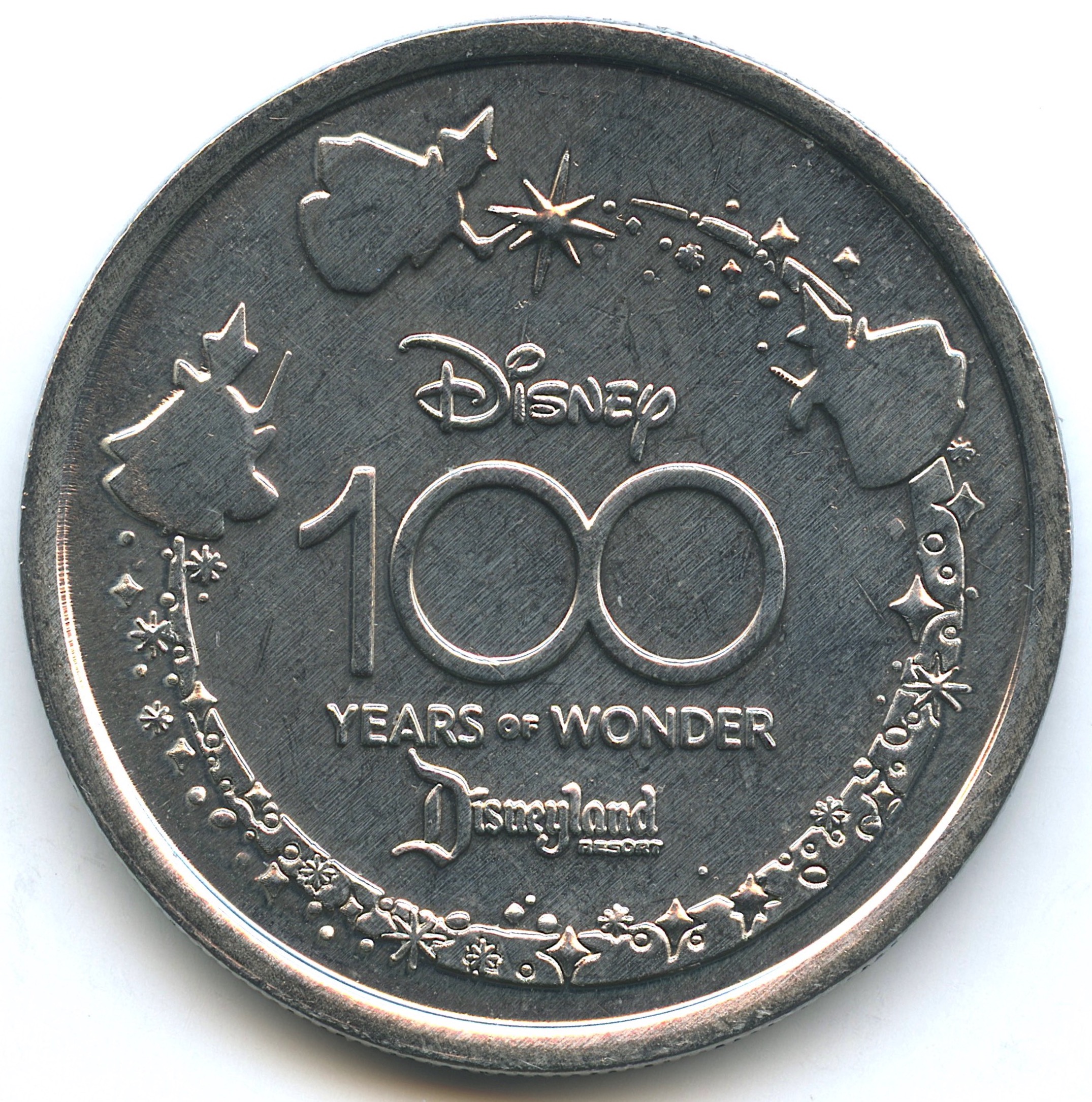 Donald Duck & Daisy Duck 100th Anniversary Disney Limited Edition Medallion (Disneyland Park Exclusive) at PristineAuction.com Donald Duck & Daisy Duck 100th Anniversary Disney Limited Edition Medallion (Disneyland Park Exclusive) at PristineAuction.com