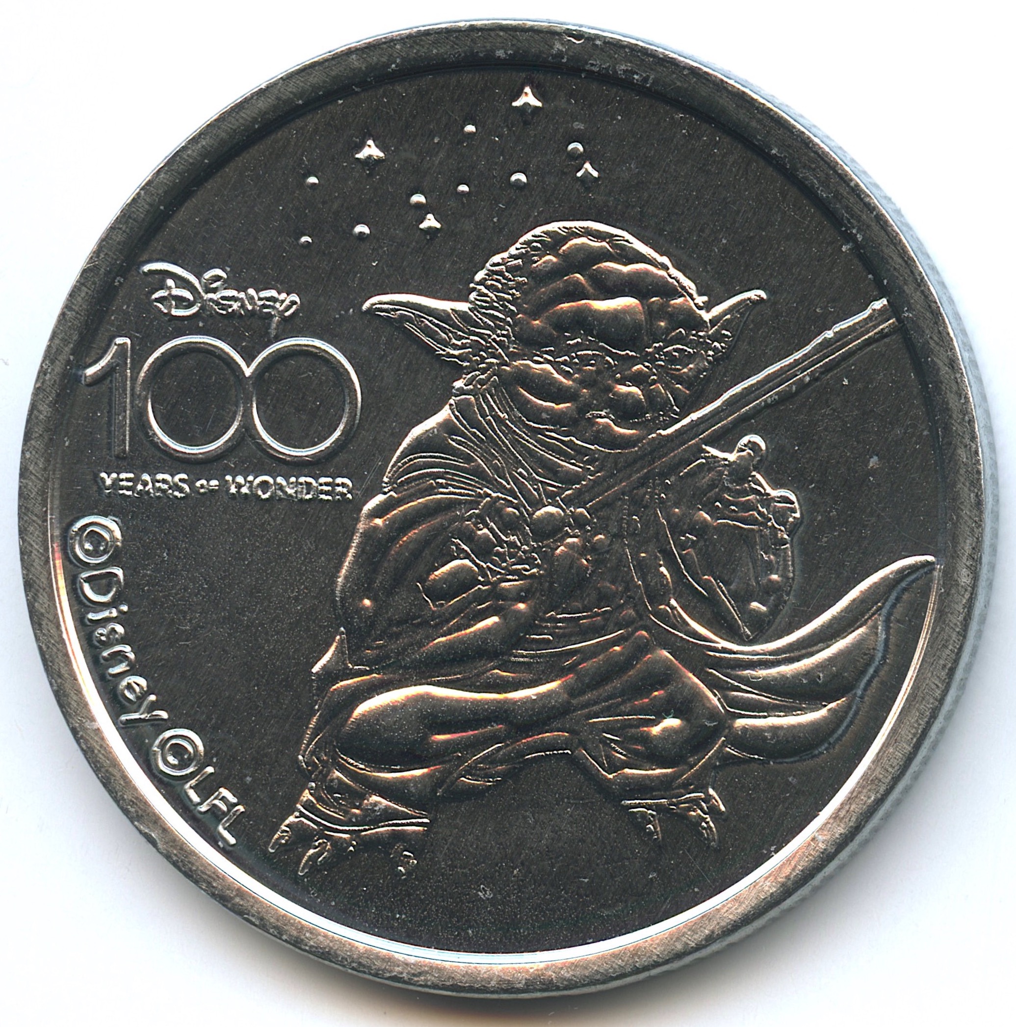 Yoda | Star Wars Disney 100th Anniversary Limited Edition Medallion (Disneyland Park Exclusive) at PristineAuction.com Yoda | Star Wars Disney 100th Anniversary Limited Edition Medallion (Disneyland Park Exclusive) at PristineAuction.com