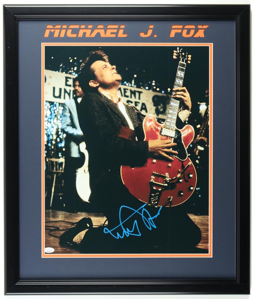 Michael J. Fox Signed "Back to the Future" 22x26 Custom Framed Photo (JSA) at PristineAuction.com Michael J. Fox Signed "Back to the Future" 22x26 Custom Framed Photo (JSA) at PristineAuction.com