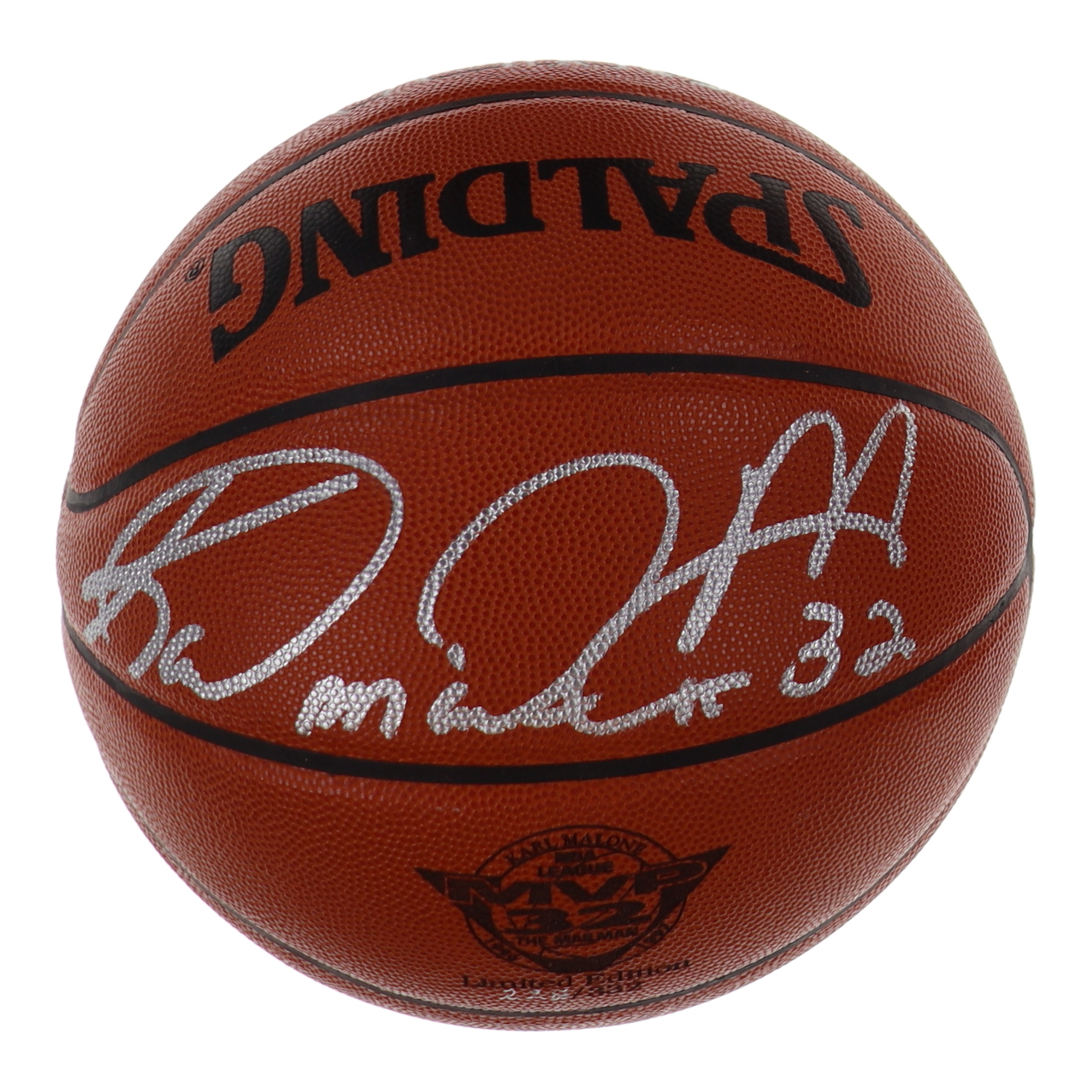 Karl Malone Signed LE Spalding Basketball (JSA) at PristineAuction.com Karl Malone Signed LE Spalding Basketball (JSA) at PristineAuction.com