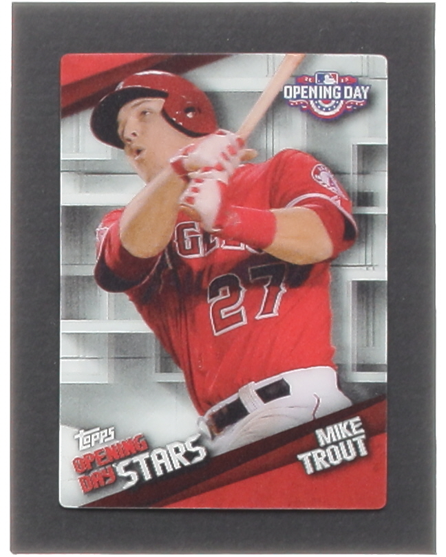 Mike Trout 2015 Topps Opening Day Stars #ODS01 at PristineAuction.com Mike Trout 2015 Topps Opening Day Stars #ODS01 at PristineAuction.com