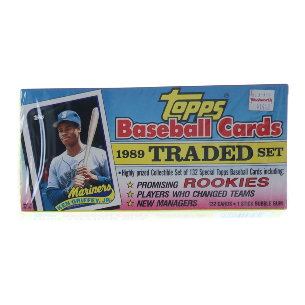 1989 Topps Traded Series Baseball Card Box with (132) Cards Pristine