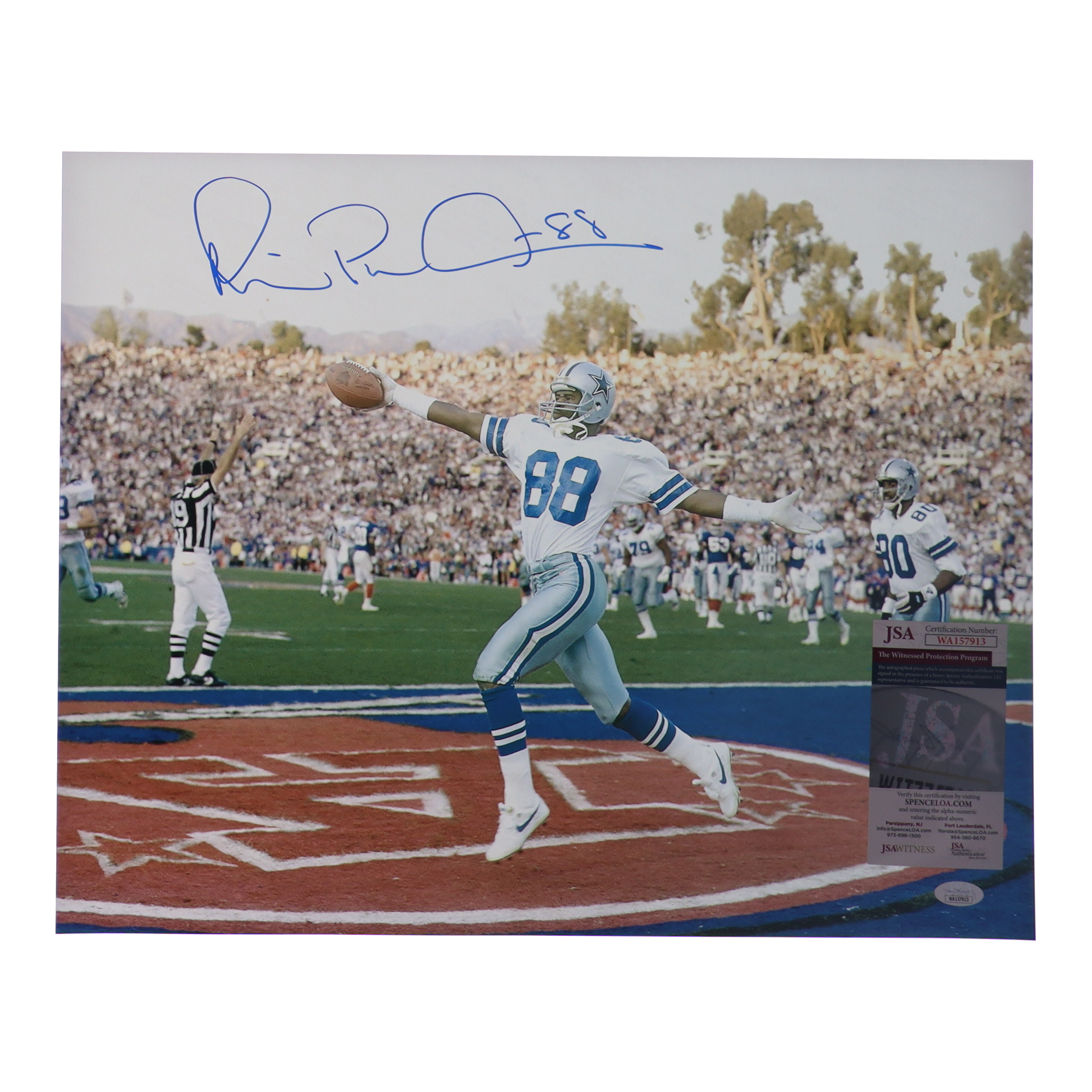 Michael Irvin Signed Cowboys 16x20 Photo (JSA) at PristineAuction.com Michael Irvin Signed Cowboys 16x20 Photo (JSA) at PristineAuction.com