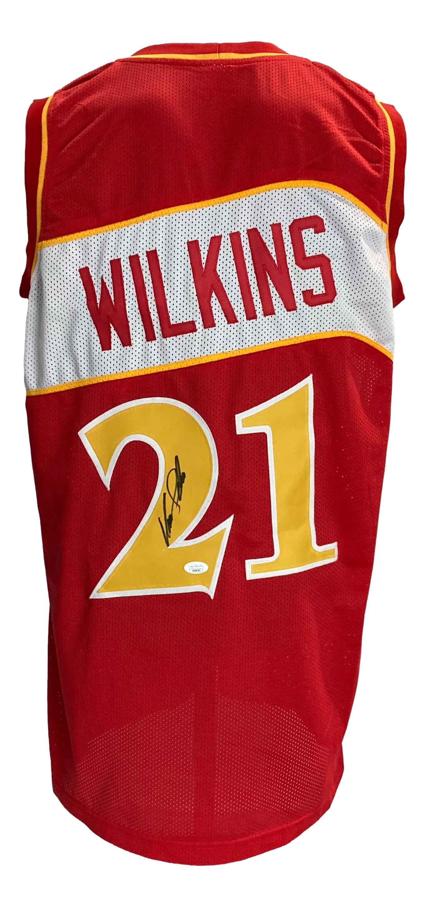 Dominique Wilkins Signed Jersey (JSA) at PristineAuction.com Dominique Wilkins Signed Jersey (JSA) at PristineAuction.com