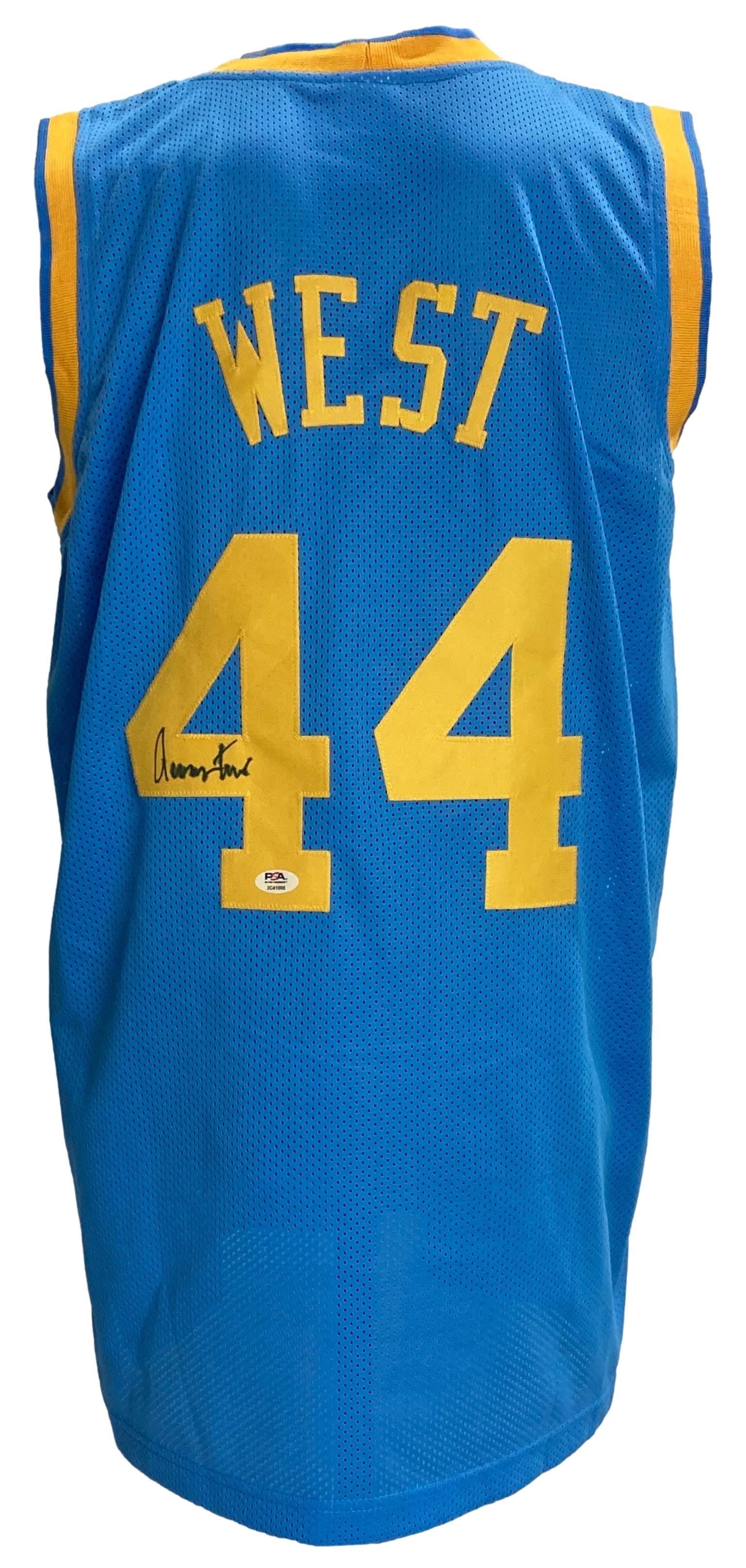 Jerry West Signed Jersey (PSA) at PristineAuction.com Jerry West Signed Jersey (PSA) at PristineAuction.com