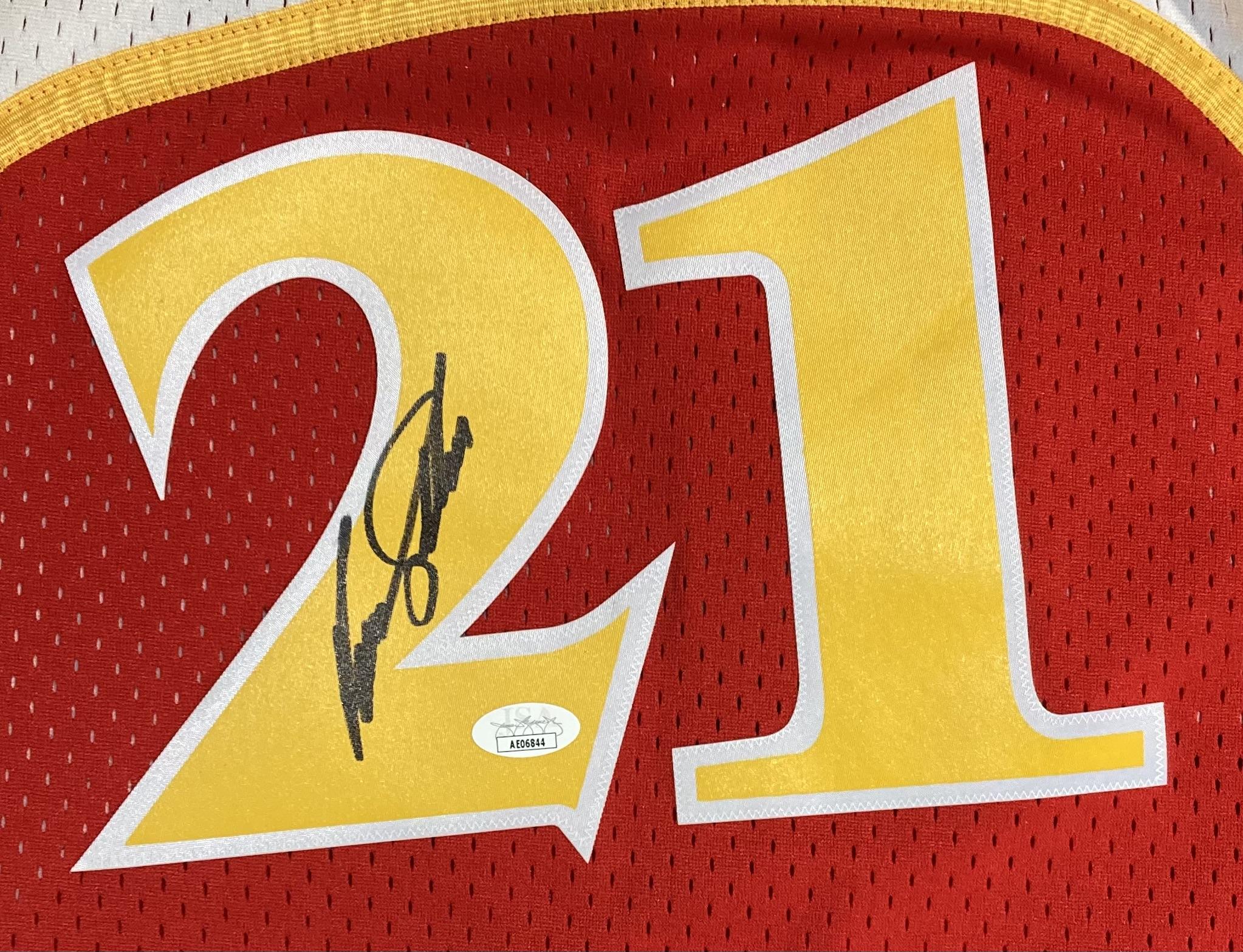 Mitchell and Ness Swingman Signed Hawks Jersey (JSA) at PristineAuction.com Mitchell and Ness Swingman Signed Hawks Jersey (JSA) at PristineAuction.com