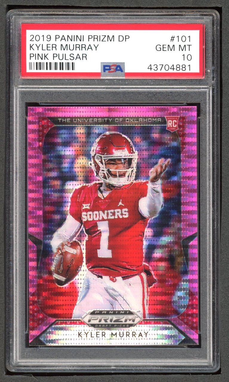 Kyler Murray 2019 Panini Prizm Draft Picks Prizms Pink Pulsar #101 (PSA 10) at PristineAuction.com Kyler Murray 2019 Panini Prizm Draft Picks Prizms Pink Pulsar #101 (PSA 10) at PristineAuction.com