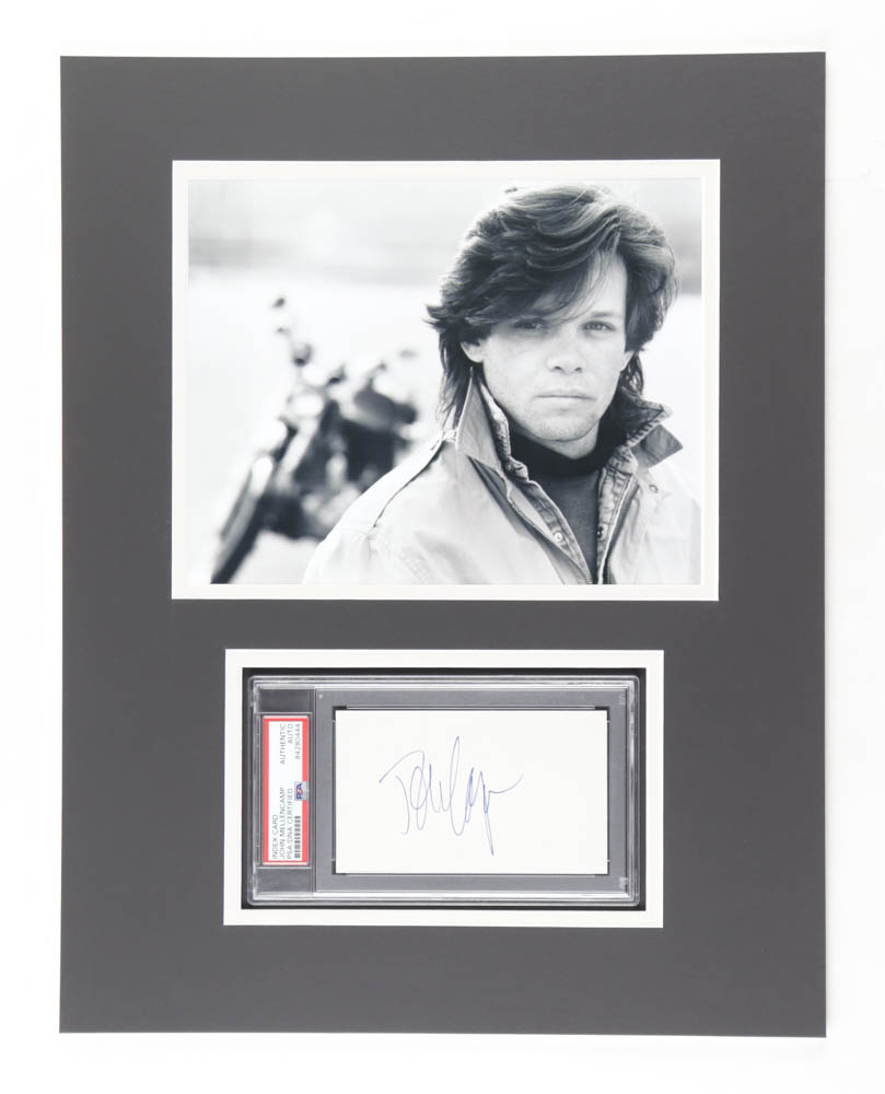 John Mellencamp Signed 14x18 Custom Matted Cut Display (PSA) at PristineAuction.com John Mellencamp Signed 14x18 Custom Matted Cut Display (PSA) at PristineAuction.com