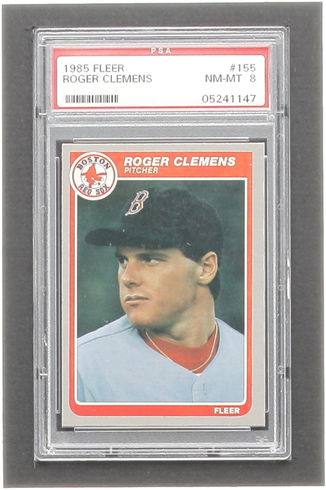 Roger Clemens 1985 Fleer #155 RC (PSA 8) | Pristine Auction