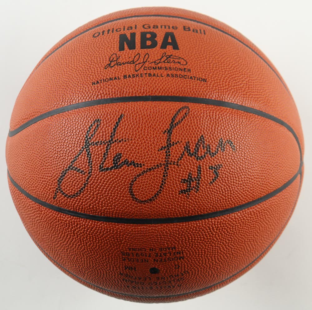 Steve Francis Signed Basketball (PSA) at PristineAuction.com Steve Francis Signed Basketball (PSA) at PristineAuction.com