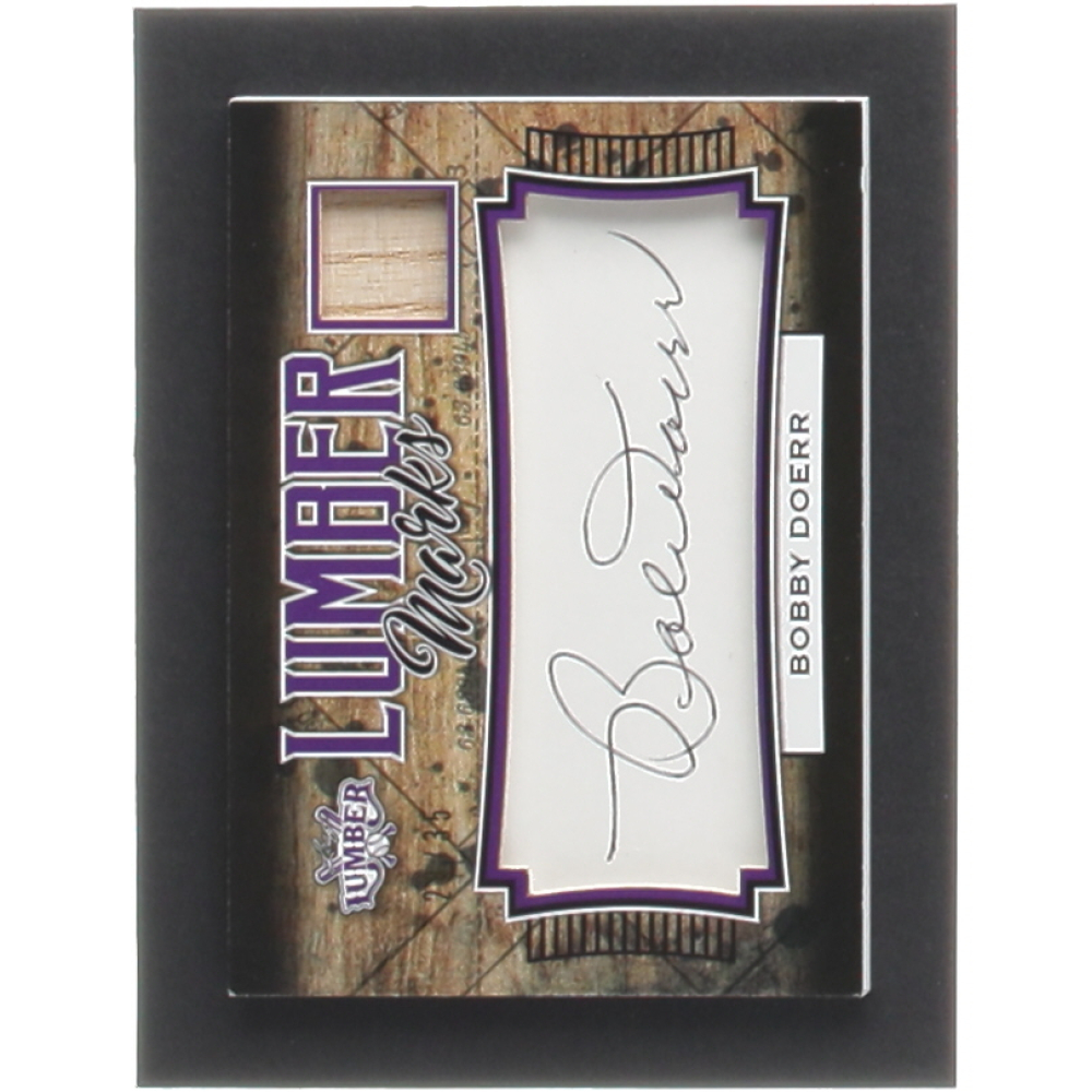 Bobby Doerr 2022 Leaf Lumber Lumber Marks Purple LM03 28/35
