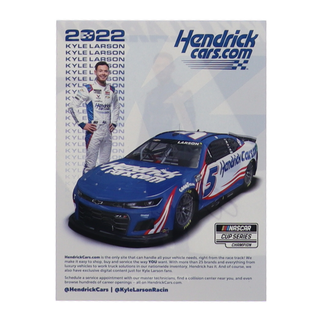 Kyle Larson Signed 6x8 Photo (Beckett) at PristineAuction.com Kyle Larson Signed 6x8 Photo (Beckett) at PristineAuction.com