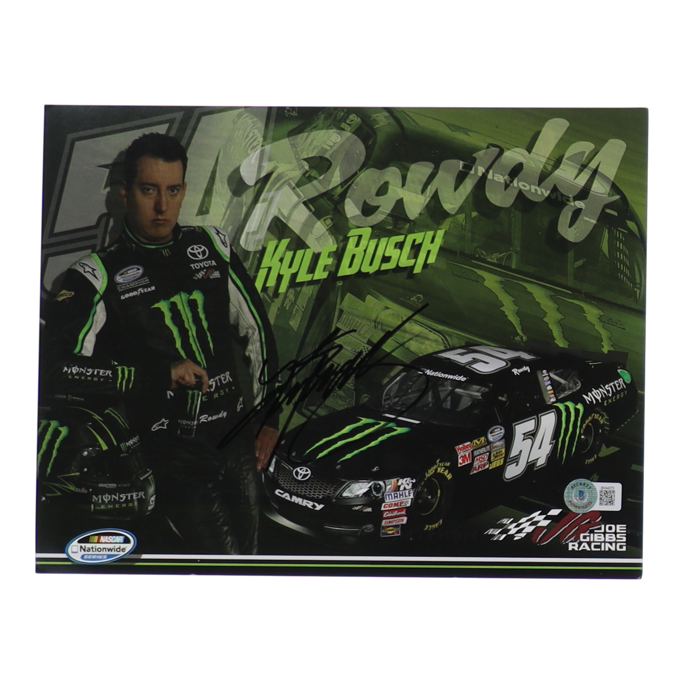Kyle Busch Signed NASCAR 8.5x11 Photo (Beckett) at PristineAuction.com Kyle Busch Signed NASCAR 8.5x11 Photo (Beckett) at PristineAuction.com