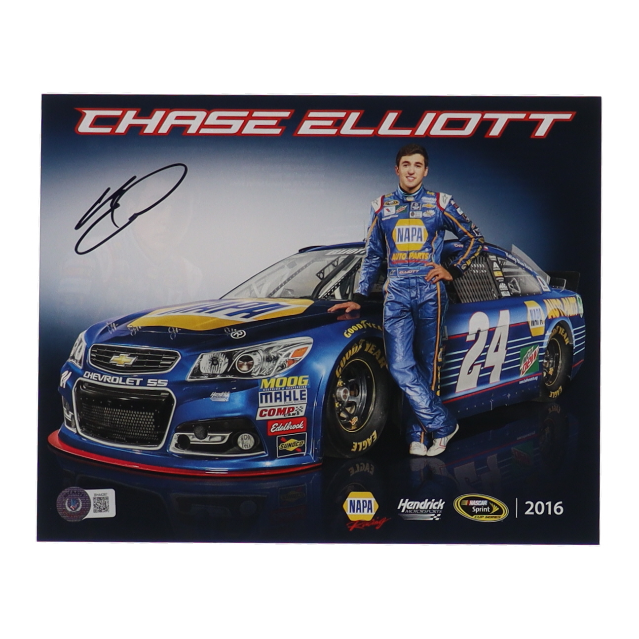 Chase Elliott Signed NASCAR 8x10 Photo (Beckett) at PristineAuction.com Chase Elliott Signed NASCAR 8x10 Photo (Beckett) at PristineAuction.com