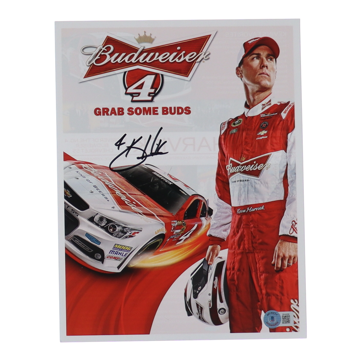 Kevin Harvick Signed NASCAR 8x10 Photo (Beckett) at PristineAuction.com Kevin Harvick Signed NASCAR 8x10 Photo (Beckett) at PristineAuction.com