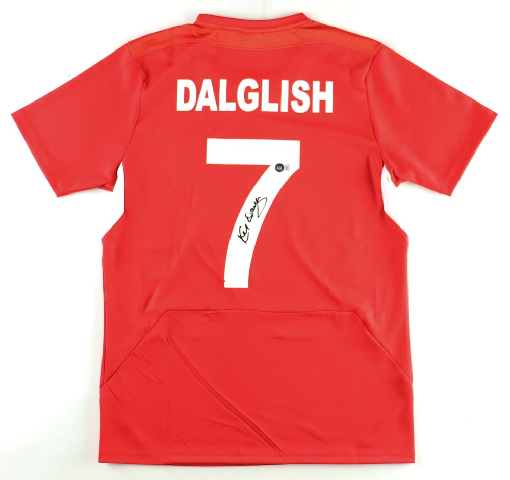 Kenny Dalglish Signed Liverpool Jersey (Beckett) at PristineAuction.com Kenny Dalglish Signed Liverpool Jersey (Beckett) at PristineAuction.com