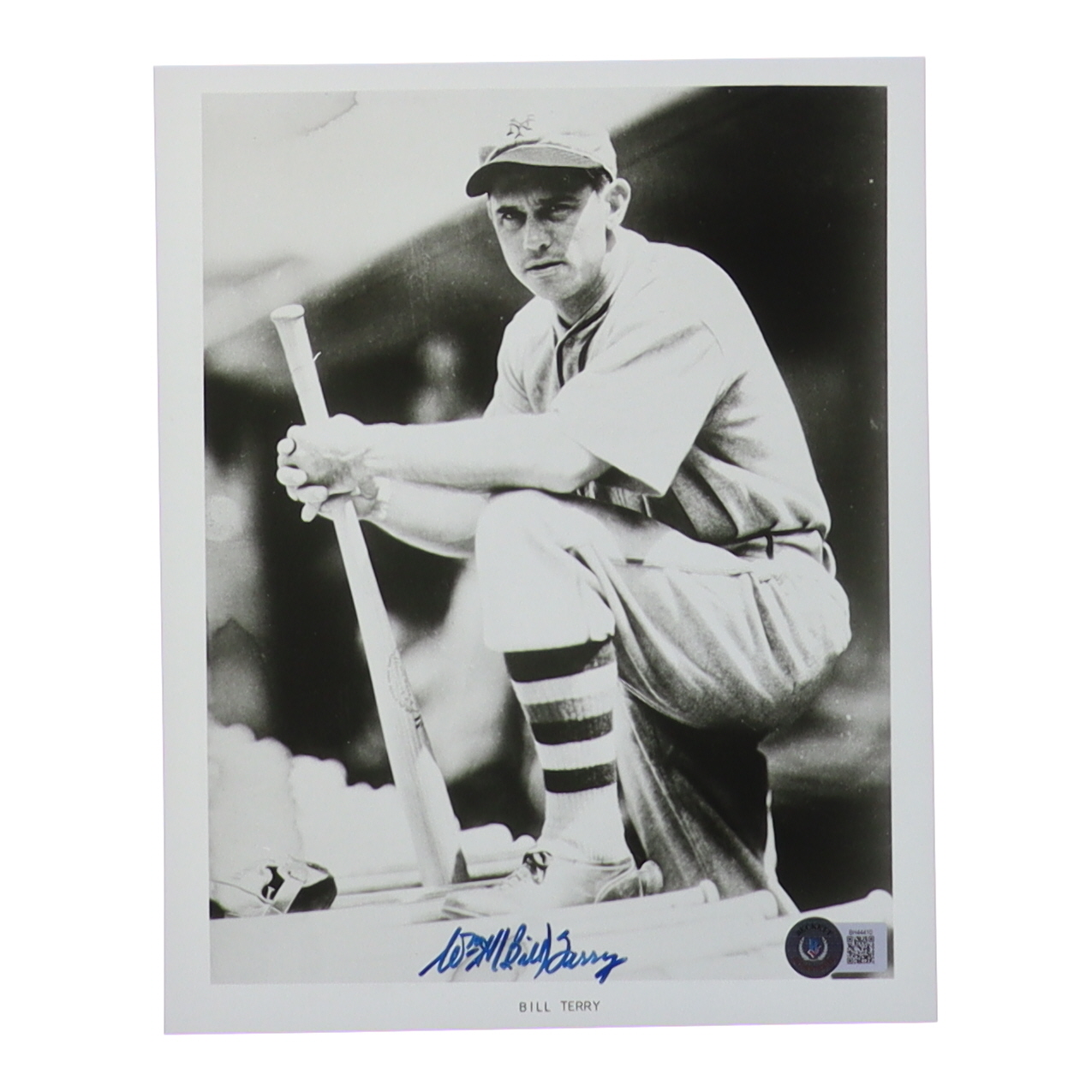 Bill Terry Signed Giants 8x10 Photo (Beckett) at PristineAuction.com Bill Terry Signed Giants 8x10 Photo (Beckett) at PristineAuction.com